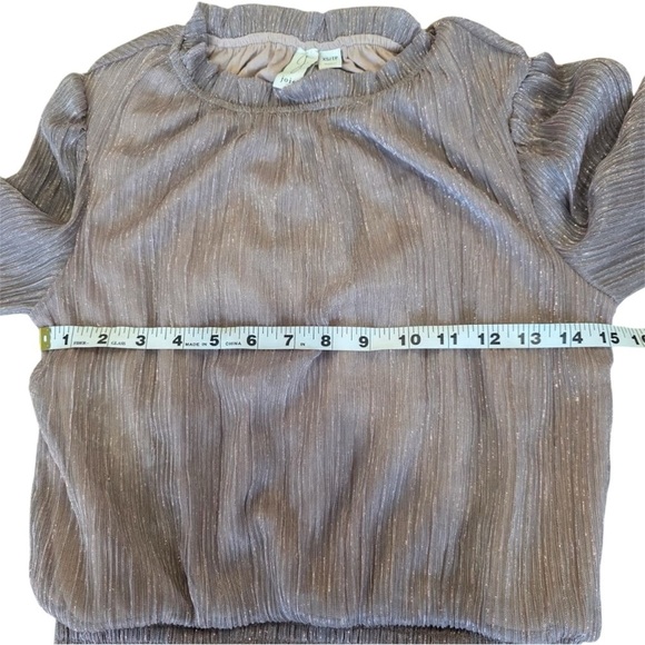 Joie Shimmer Long Sleeve Blouse Size XS - Picture 6 of 8